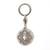 Silver Sacred Heart Keychain