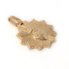 Golden 17mm Liturgical Heart Medal