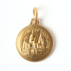 Sacred Heart Medal golded 14mm