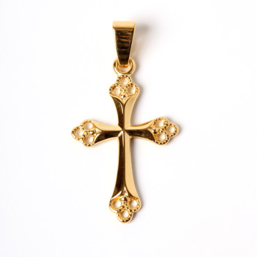 Pendentif Croix dorée 2,2 cm