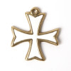 White Bronze Cross 2.5 cm