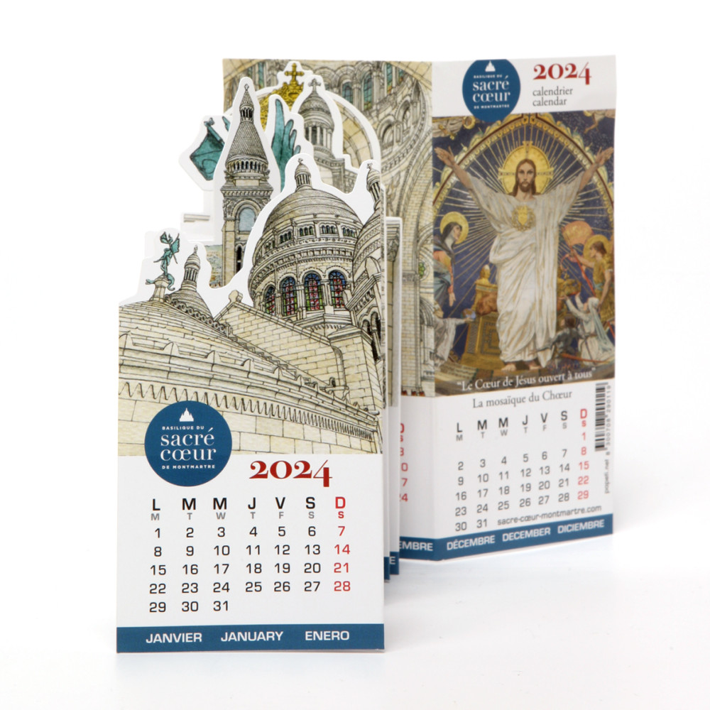 Pocket Calendar Sacred Heart 2024