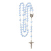 Silver Rosary with Blue Glass Beads Sacre cœur de Montmartre
