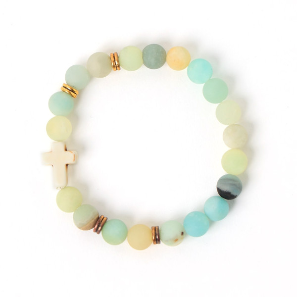 Amazonite Bead Bracelet
