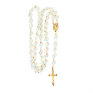 Golden Moonstone Rosary