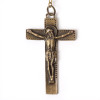 Antique Sacred Heart Rosary light blue
