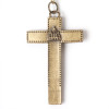 Antique Sacred Heart Rosary light blue