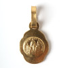 Small Red and White Sacred Heart Medal