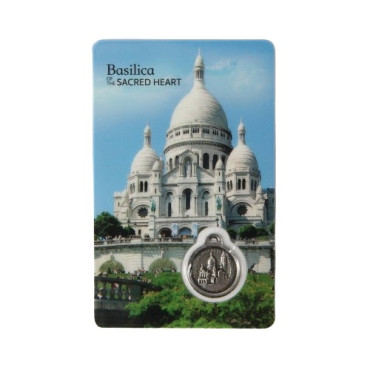 Sacré-Coeur Basilica Prayer Card.