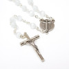 Silver White Cat's Eye Rosary