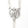 Silver White Cat's Eye Rosary