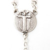 Rose silver cat's eye rosary Sacré-Coeur de Montmartre