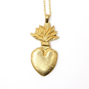 Heart Flame Necklace