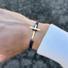 Bracelet Disciple Dore Marine H
