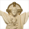 Golden Wood Christ 20 cm