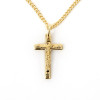 Golden Christ Cross Jewelry Set