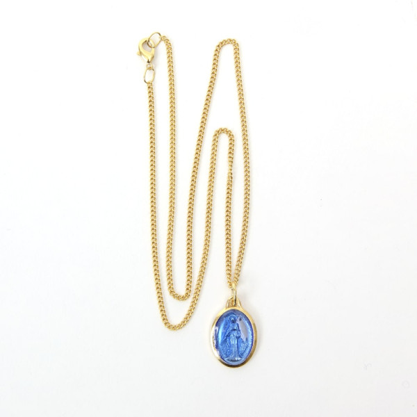 Miraculous gold set with blue