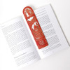 Intricately Cut Red Bookmark