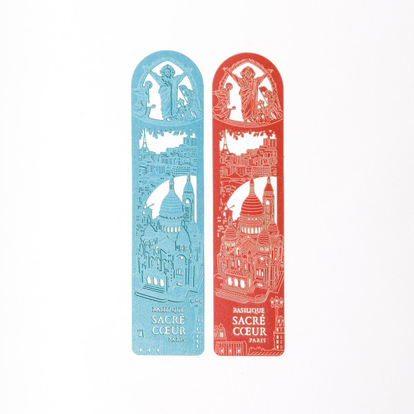 Set of 2 intricately cut bookmarks