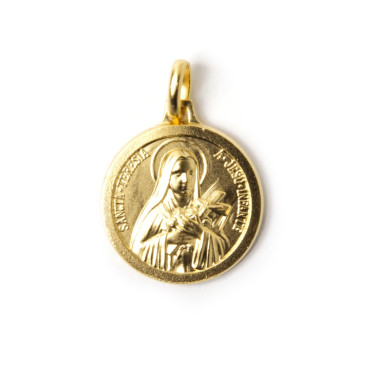 Médaille plaqué or Sainte Thérèse Basilique du Sacré-Coeur