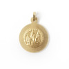 Gold Saint Christopher Medal, 18mm