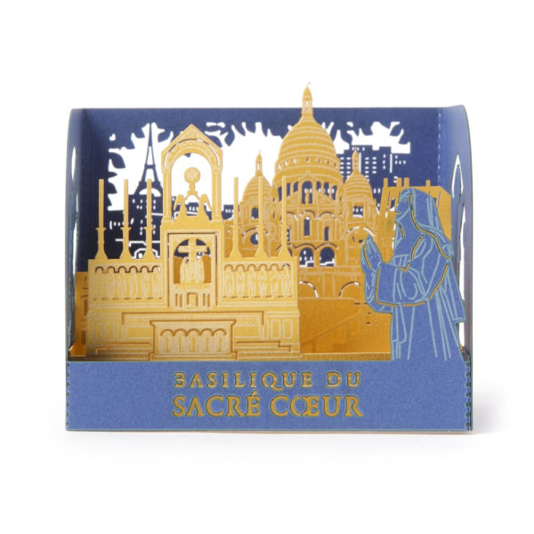 Carte pop up Adoration Sacré-Coeur de montmartre
