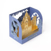 Carte pop up, mini vitrine, Adoration Sacré-Coeur de montmartre