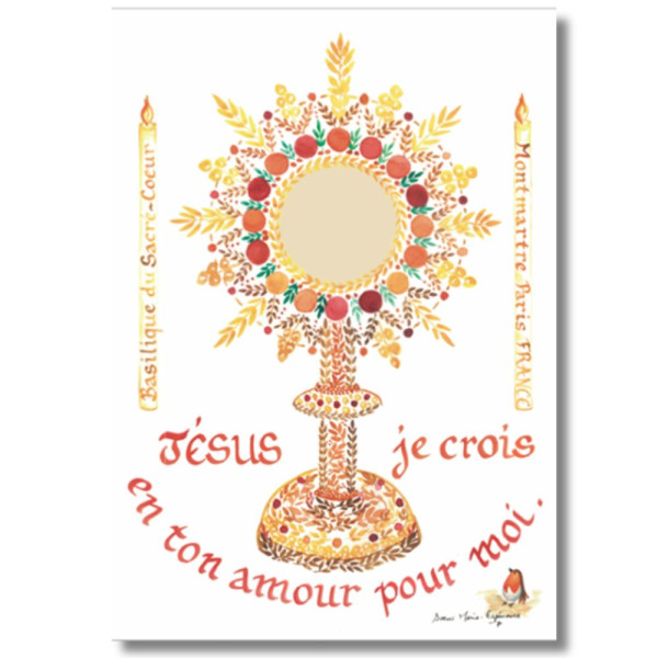Sacré-Cœur St Sacrement card