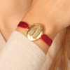 Bracelet miraculeuse doré rouge Sacré-Cœur de Montmartre