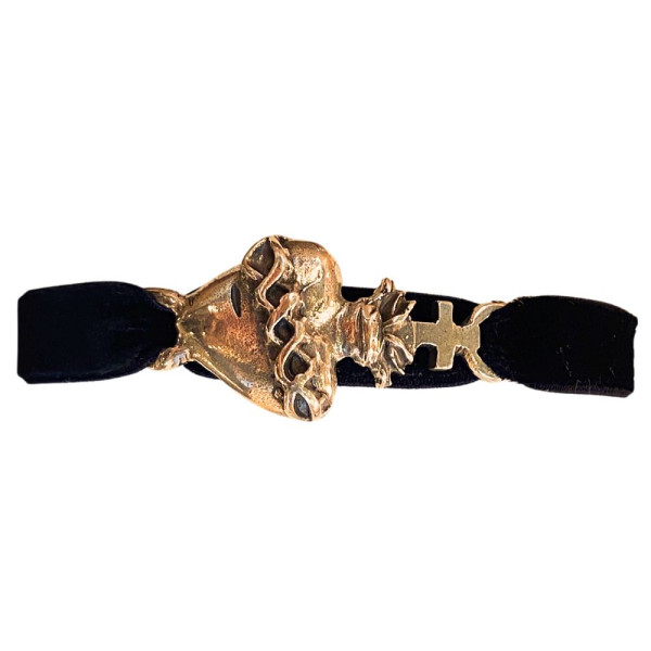 Bracelet Sacré Cœur doré noir Sacré-Cœur de Montmartre