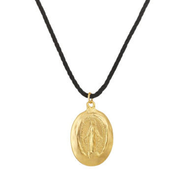 Collier Miraculeuse Doré Noir Sacré-Cœur de Montmartre