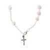 Pink heart rosary bracelet Sacré-Coeur de Montmartre
