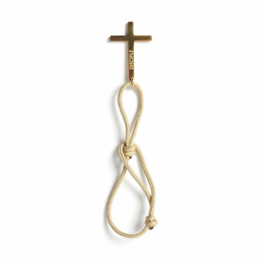 Bracelet Disciple Dore Beige Sacré-Cœur de Montmartre