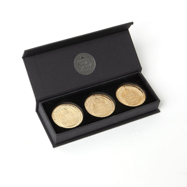 Coffret 3 médailles souvenir Sacré-Cœur de Montmartre