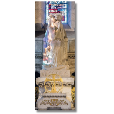 Marque page Vierge de la paix Sacré-Cœur de Montmartre