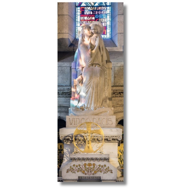 Marque page Vierge de la paix Sacré-Cœur de Montmartre