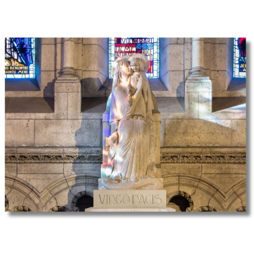 Carte Notre Dame de la paix Sacré-Cœur de Montmartre