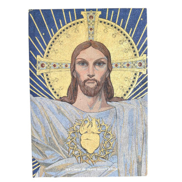 A5 hardback notebook with a mosaic of Christ Sacré-coeur de Montmartre