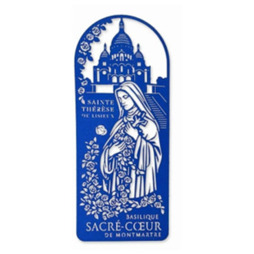 Blue St Thérèse bookmark