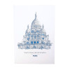 Carnet relié A5 Sacré Cœur Sacré-Cœur de Montmartre