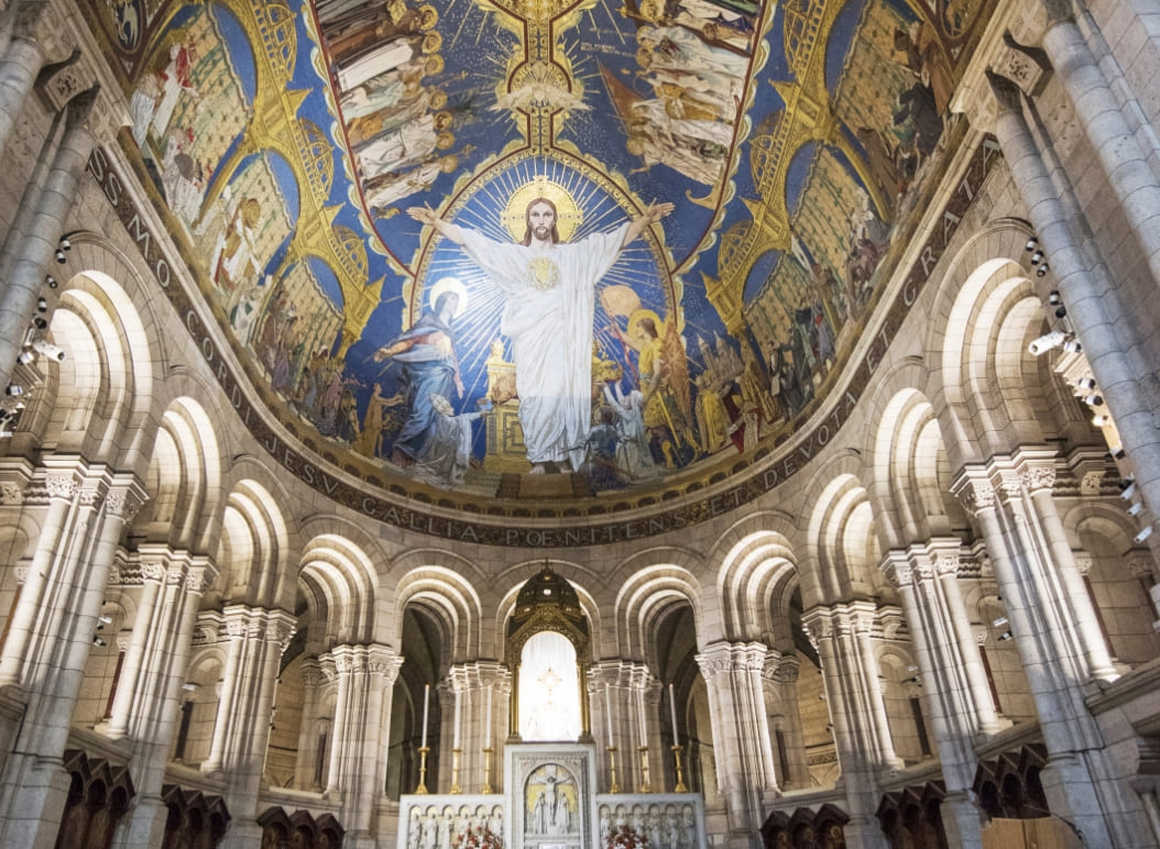 Mosaic of the Basilica of the Sacred Heart of Montmartre