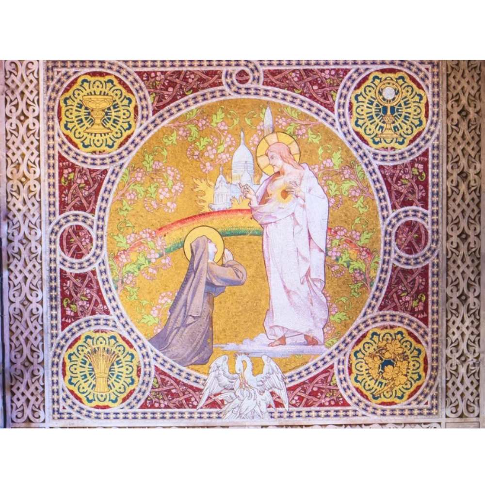 mosaïque sainte Marguerite-Marie